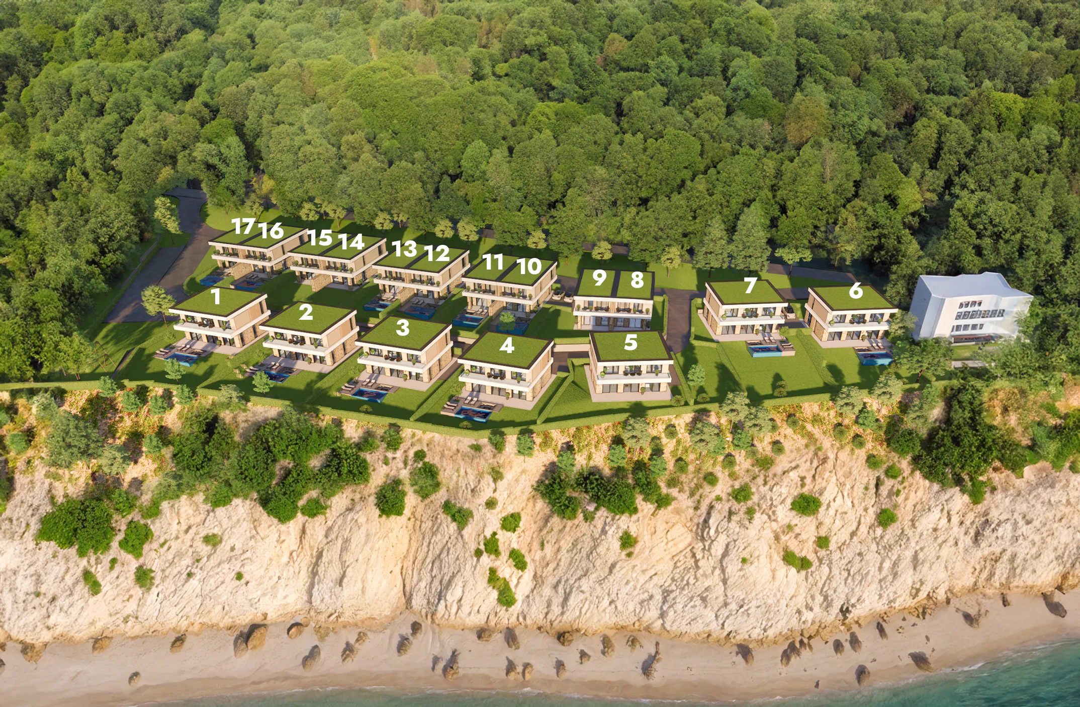 Villas EN – Desktop map